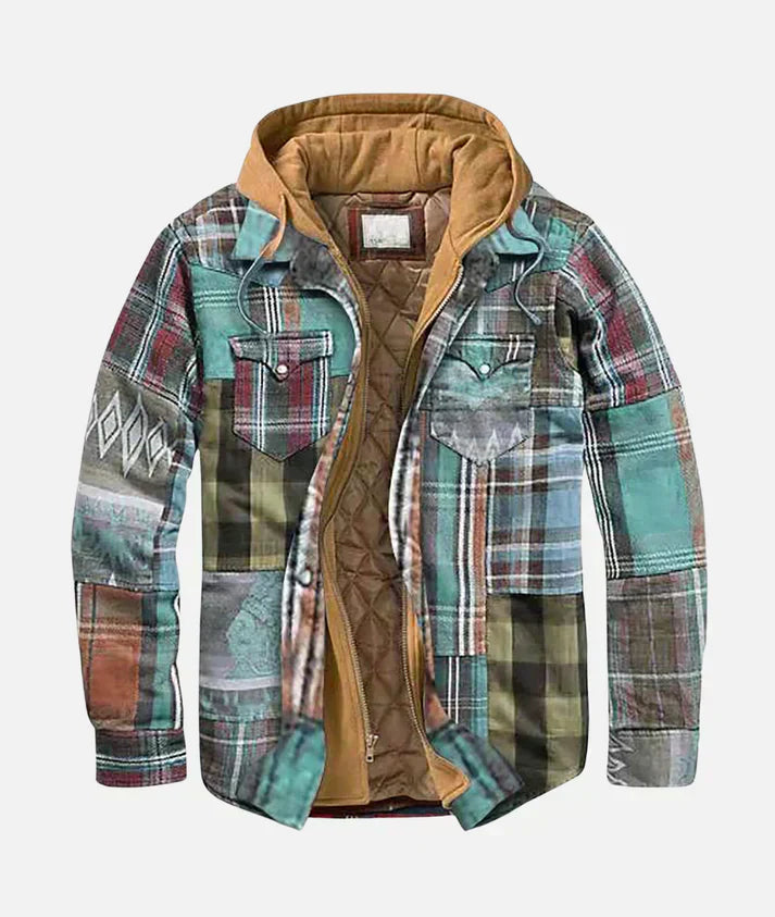 Felix™ | Chaqueta de patchwork a cuadros