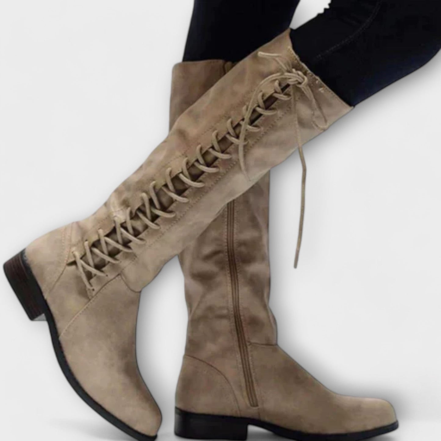 MILENNE – Botas Altas con Cordones