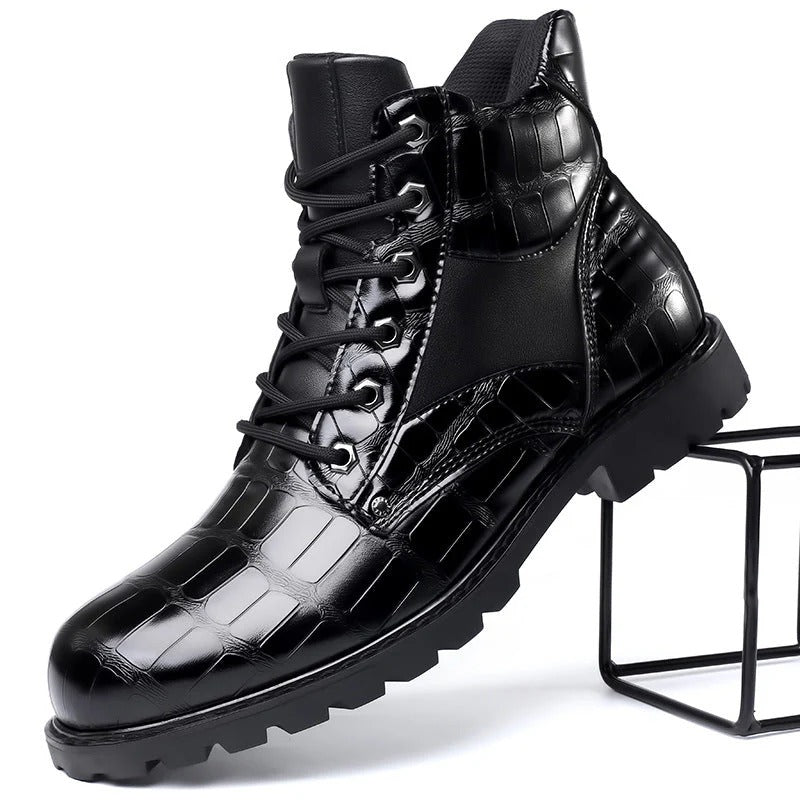 RODRIGO – Botas de Piel de Cocodrilo