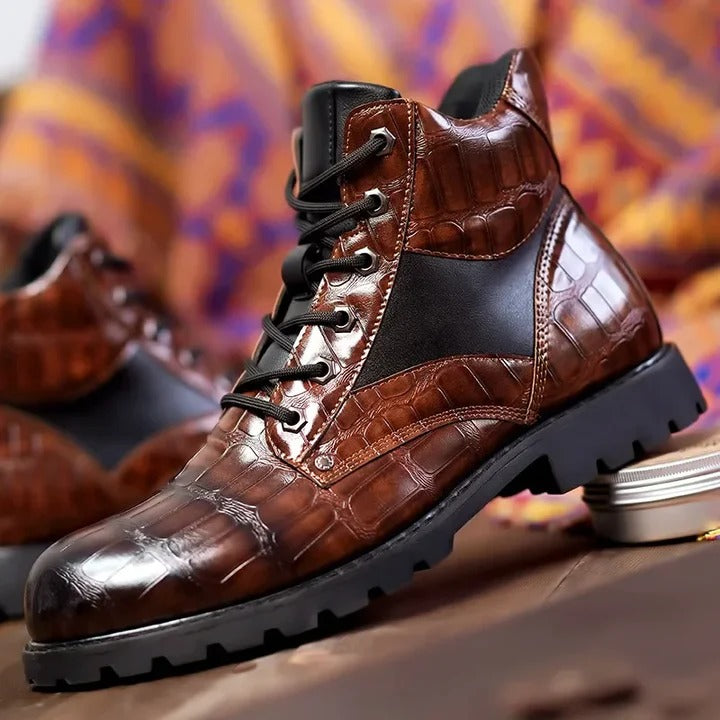 RODRIGO – Botas de Piel de Cocodrilo