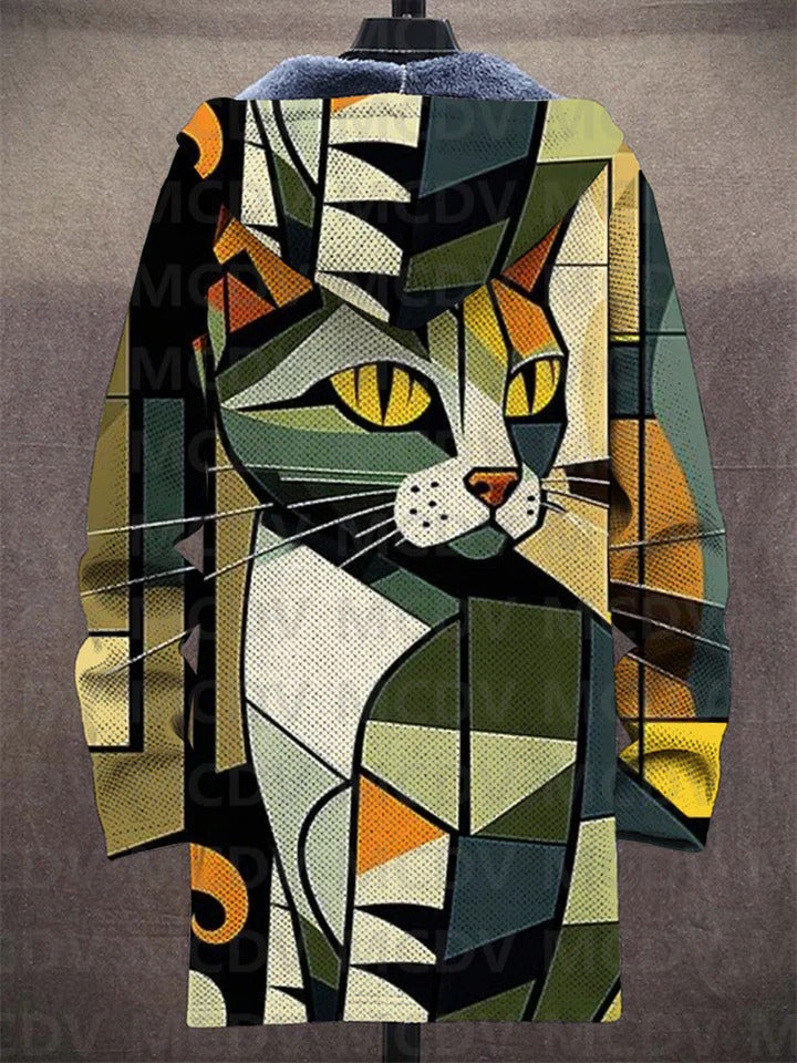 INÉS – Cardigan de Lujo Inspirado en el Arte