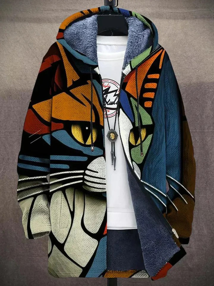 LUCÍA – Cardigan de Lujo Inspirado en el Arte