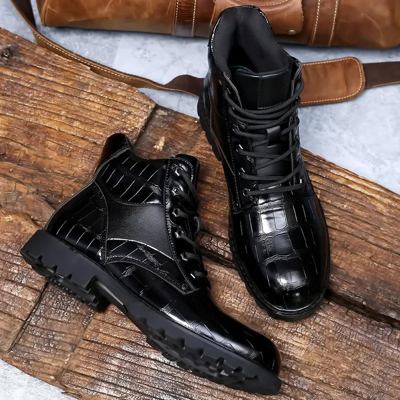RODRIGO – Botas de Piel de Cocodrilo