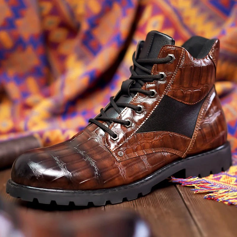 RODRIGO – Botas de Piel de Cocodrilo