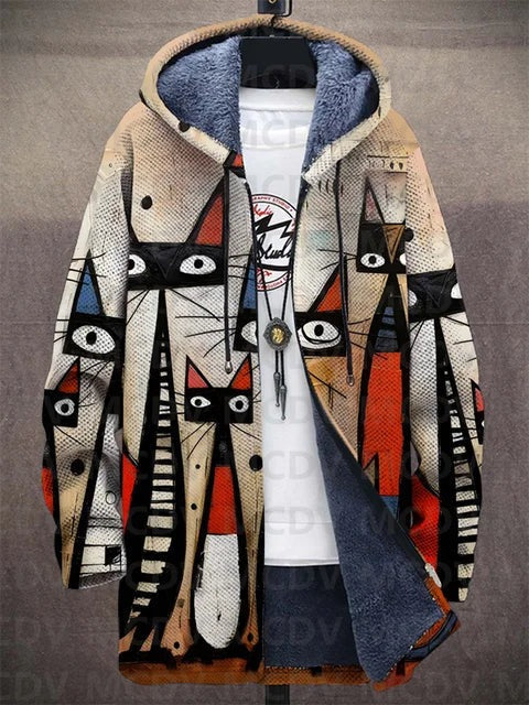 INÉS – Cardigan de Lujo Inspirado en el Arte
