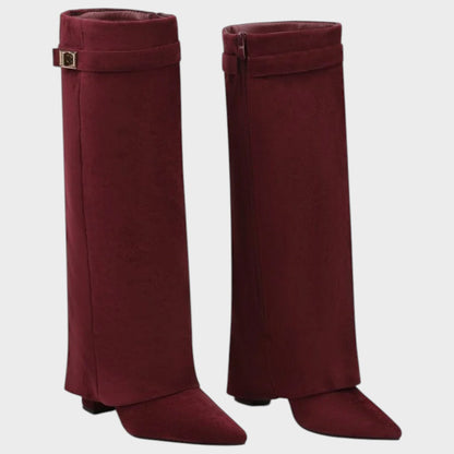 LUNARA – Botas de Ante con Caña Alta