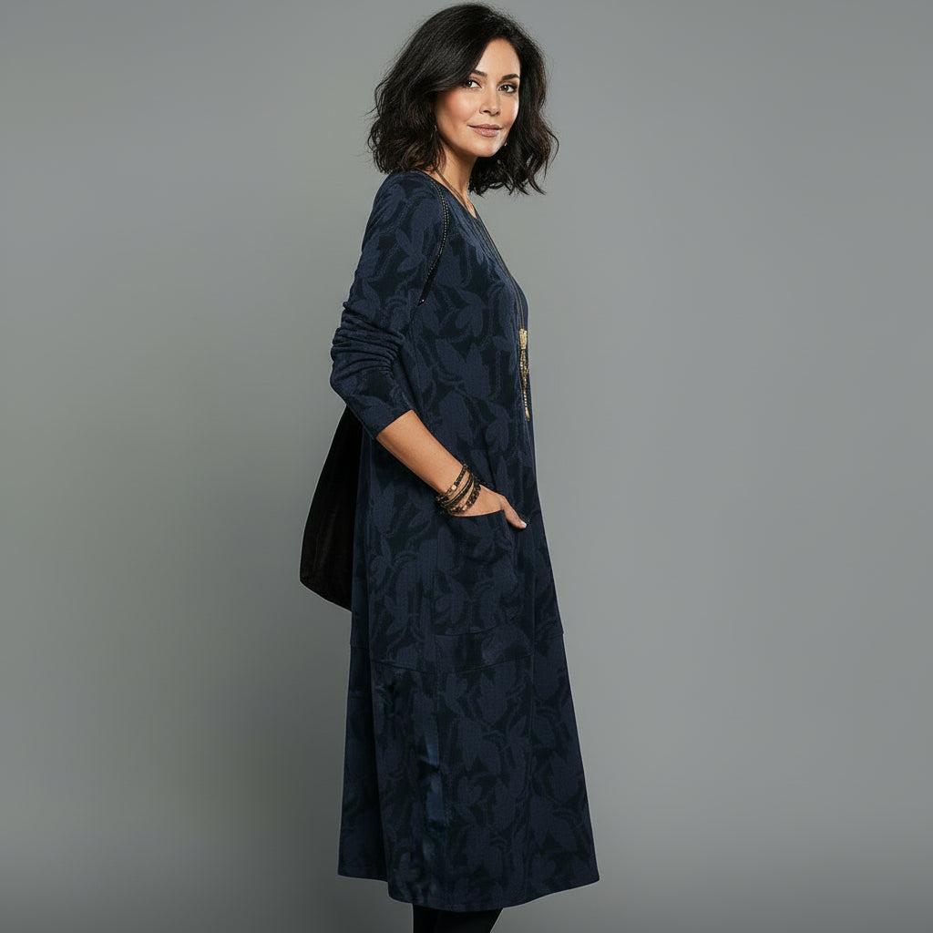 ALISSON – Vestido midi relajado y elegante