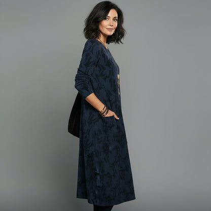 ALISSON – Vestido midi relajado y elegante