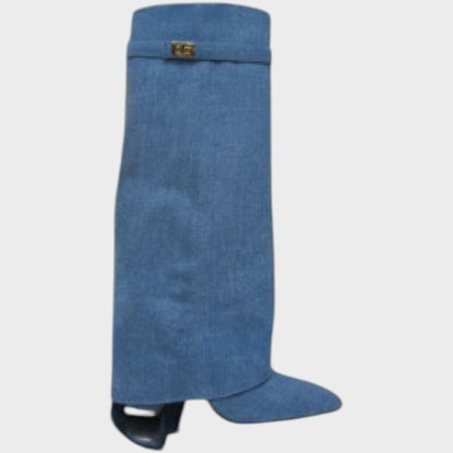 LUNARA – Botas de Ante con Caña Alta