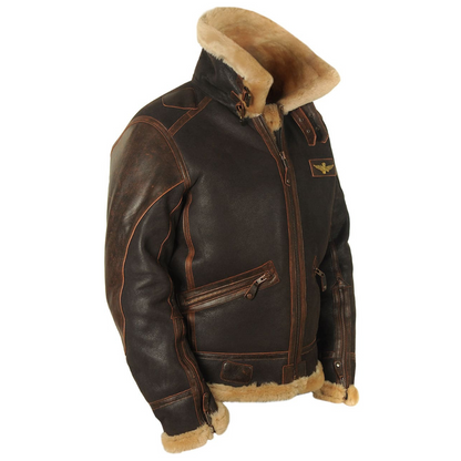 MAVERICK – Chaqueta de Piloto con Forro Cálido