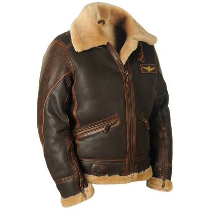 MAVERICK – Chaqueta de Piloto con Forro Cálido