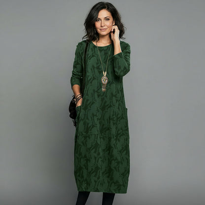 ALISSON – Vestido midi relajado y elegante