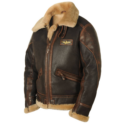 MAVERICK – Chaqueta de Piloto con Forro Cálido