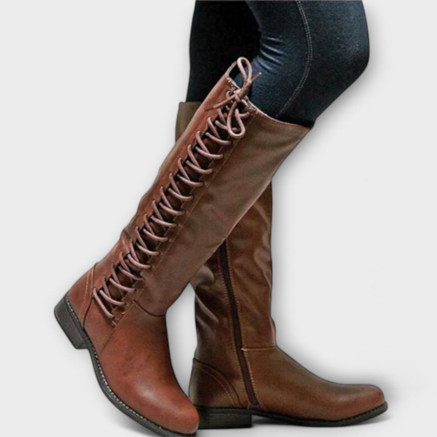 MILENNE – Botas Altas con Cordones