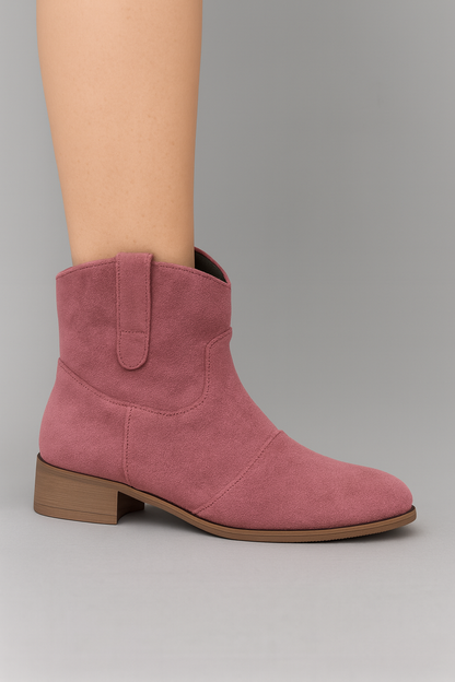 NOELLE – Botas Cowboy de Ante con Estilo Boho Chic
