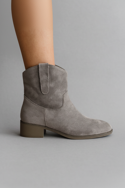 NOELLE – Botas Cowboy de Ante con Estilo Boho Chic