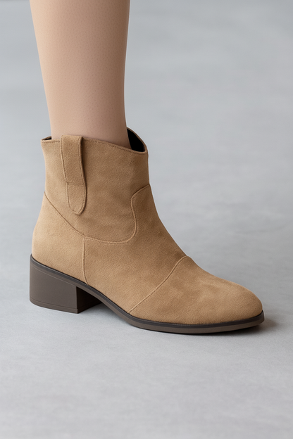 NOELLE – Botas Cowboy de Ante con Estilo Boho Chic