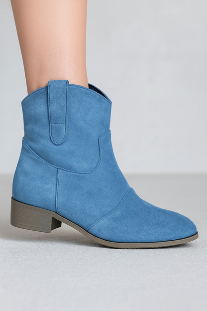 NOELLE – Botas Cowboy de Ante con Estilo Boho Chic