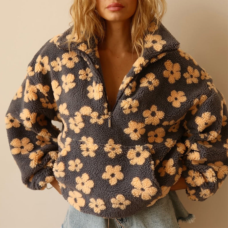 DAISY – Sudadera Polar Bloom