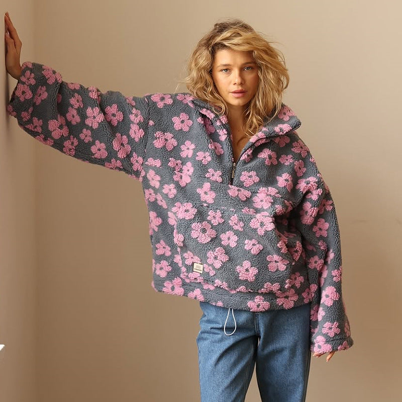 DAISY – Sudadera Polar Bloom