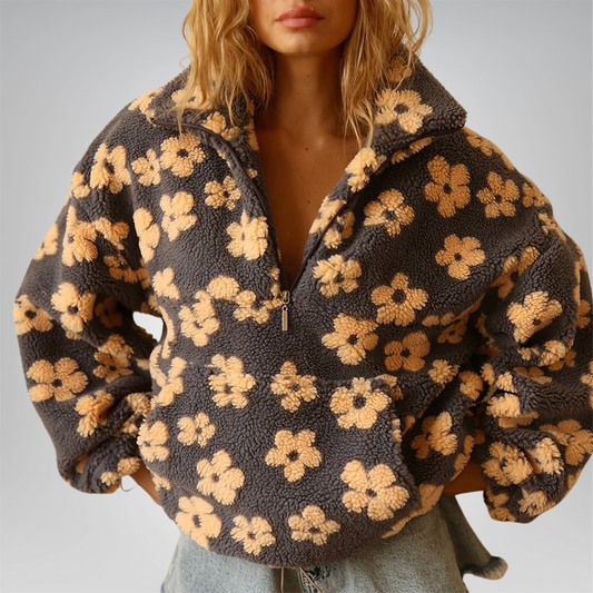 DAISY – Sudadera Polar Bloom