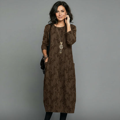 ALISSON – Vestido midi relajado y elegante