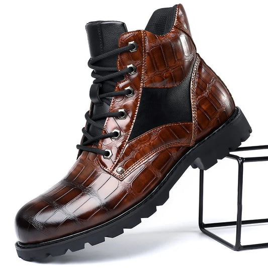 RODRIGO – Botas de Piel de Cocodrilo