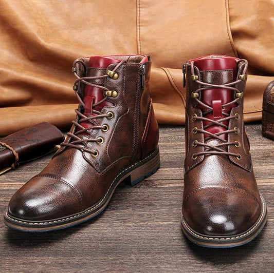 GONZALO – Botines Oxford de Cuero