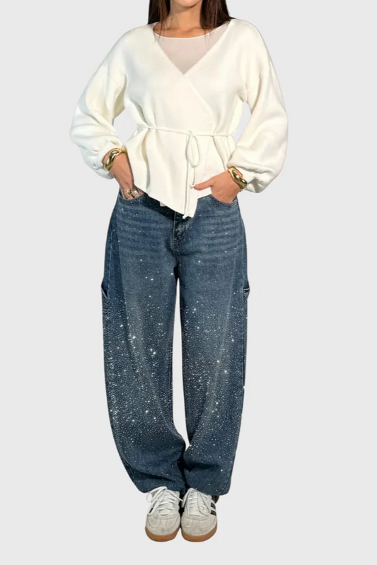 LEONOR – Vaqueros Balloon Carpenter de denim