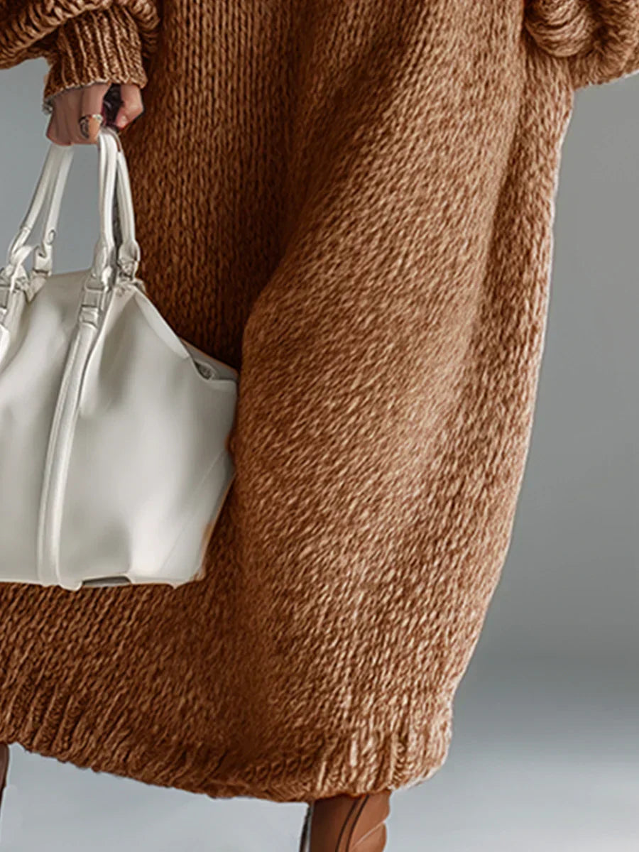 Zoria – Vestido Largo Sin Esfuerzo con Volumen Moderno